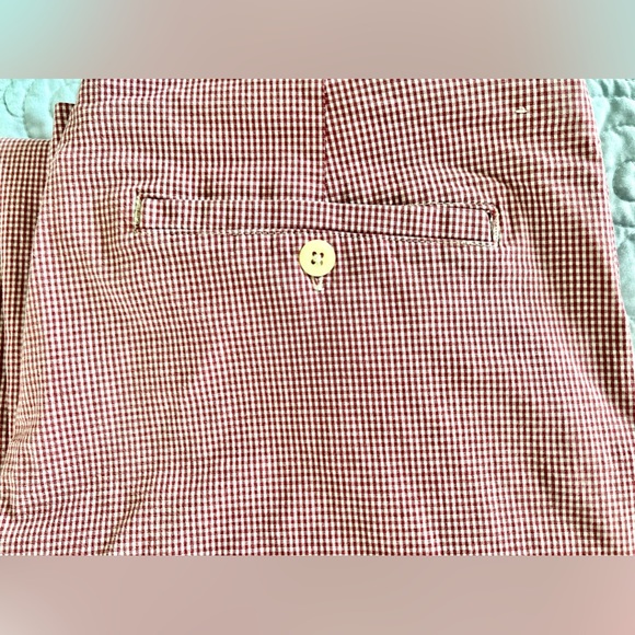 AMERICAN EAGLE GINGAM PRINT APPLE PICKING CROPS - Picture 4 of 5